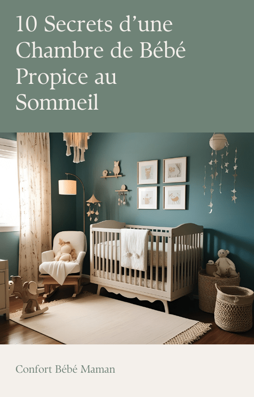 10 Secrets d'une Chambre de Bébé Propice au Sommeil | E-book Confort bébé maman couverture