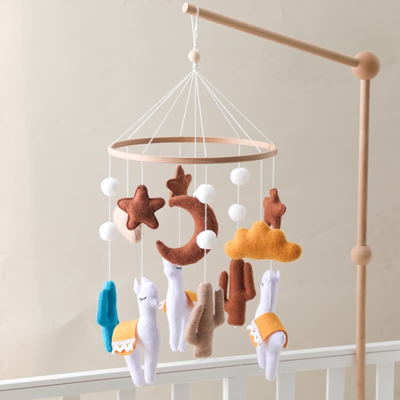 Mobile bebe pour lit - Lama