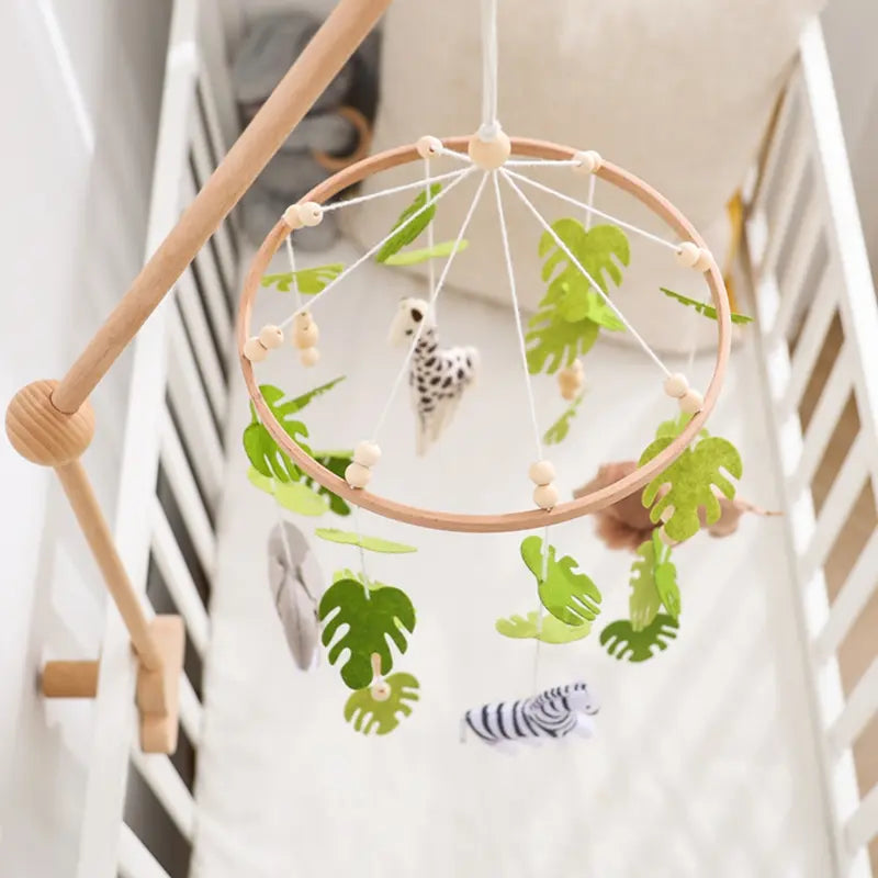 Mobile bebe pour lit - Jungle