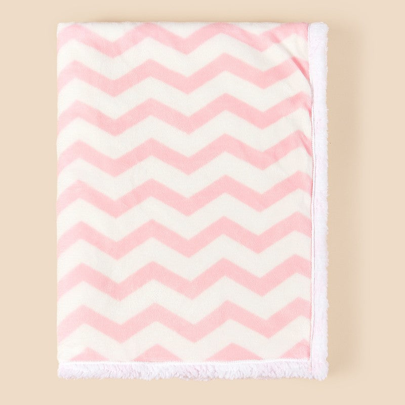 Plaid-Bebe-Polaire-rose