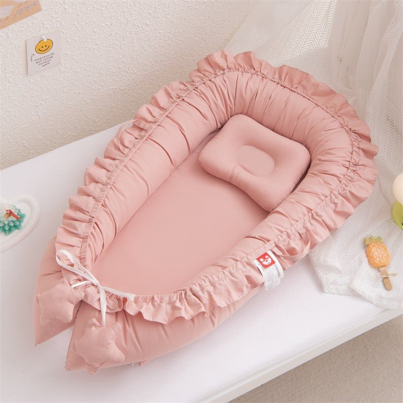 Reducteur-de-Lit-pour-Bebe-Rose-cocon