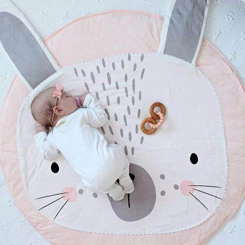 Tapis-Bebe-Molletonne-lapin-rose