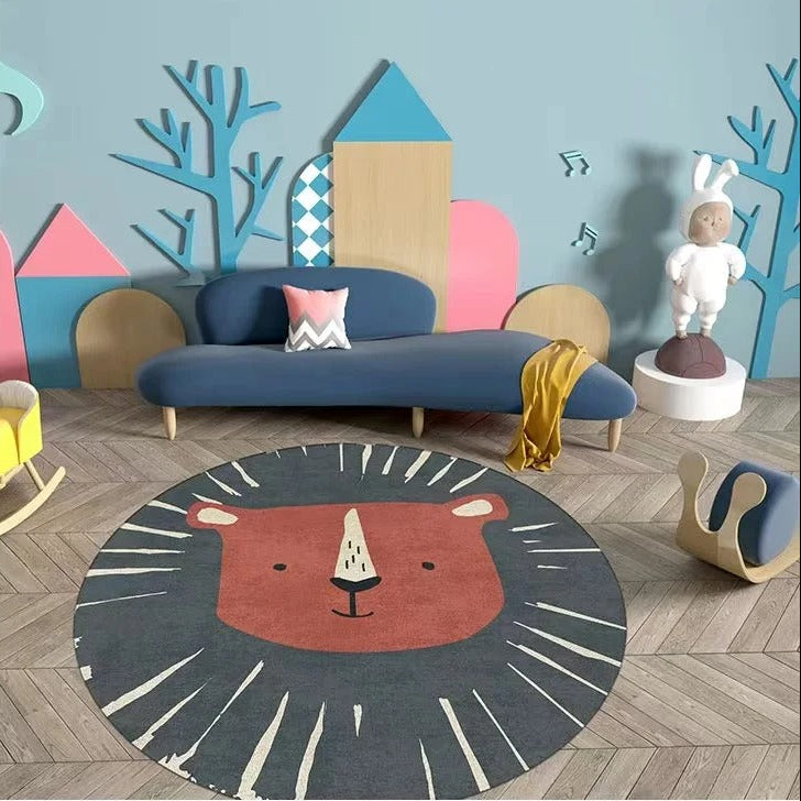Tapis-Enfant-Ours-Brun-decoration