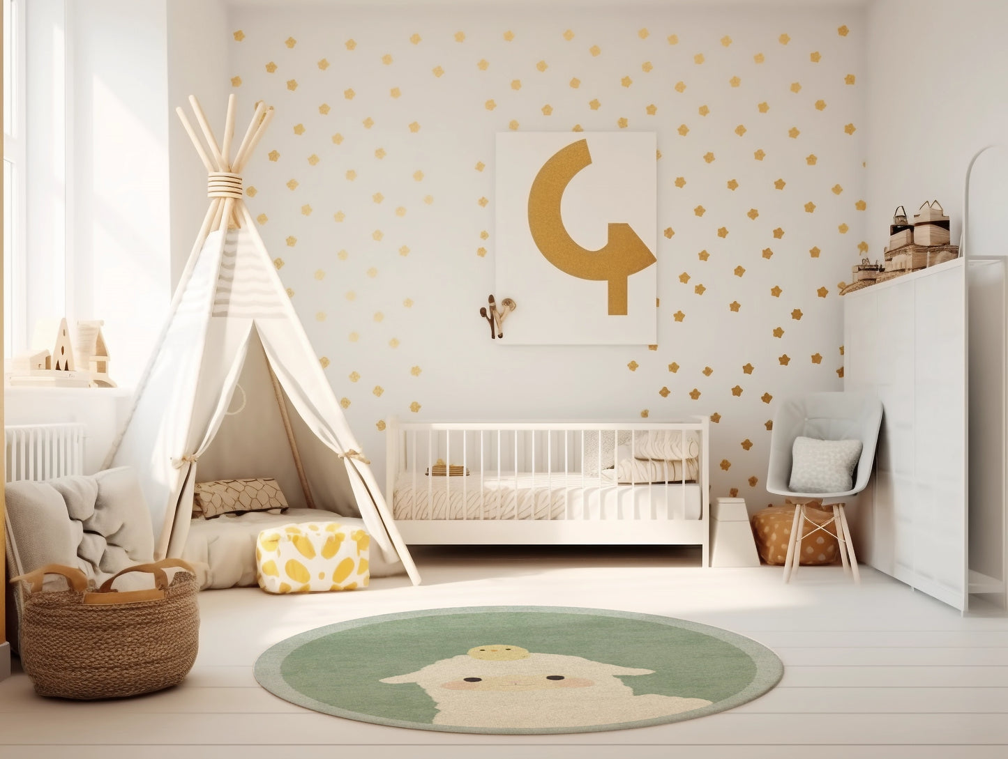 Tapis-enfant-agneau-chambre