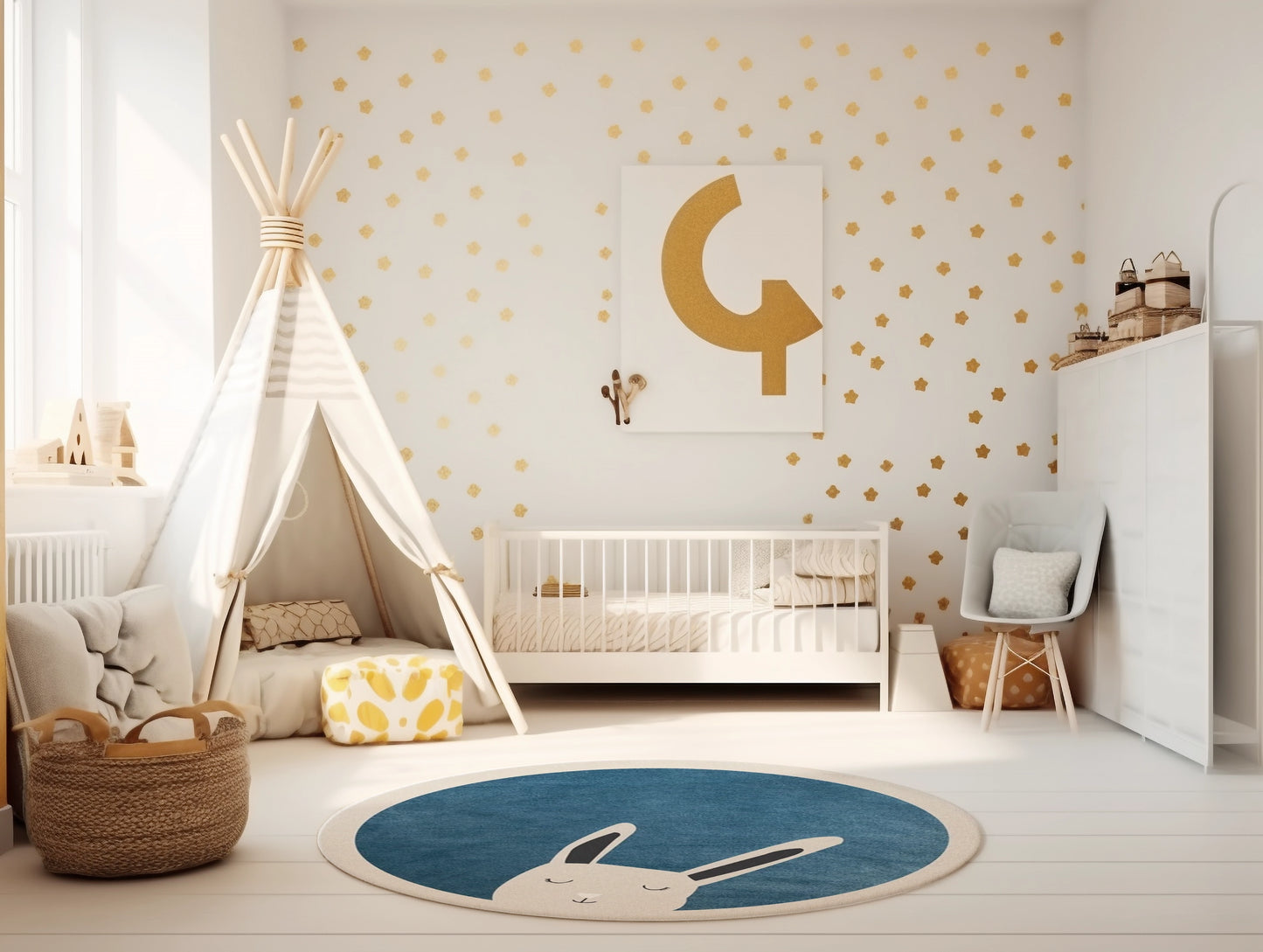 Tapis-enfant-lapin-blanc-chambre