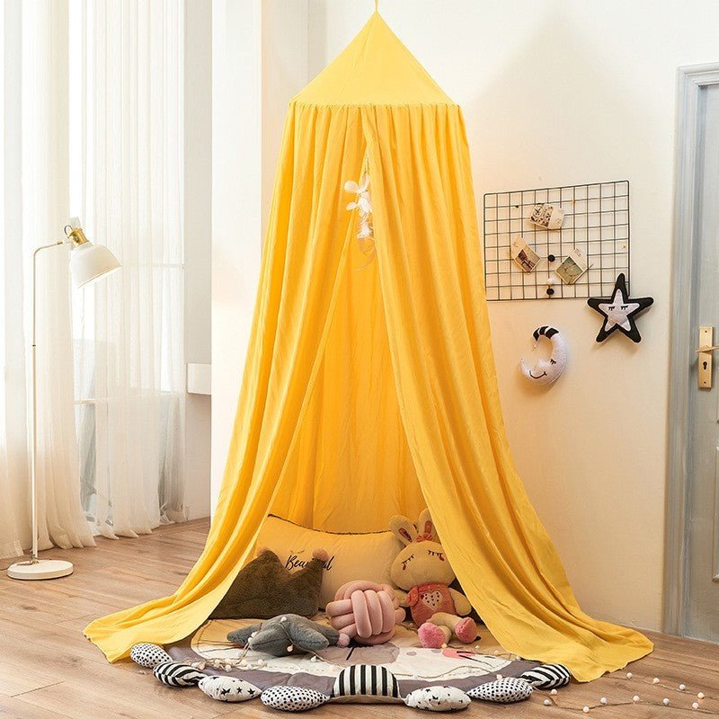 Ciel-de-Lit-bebe-Jaune-lumineux