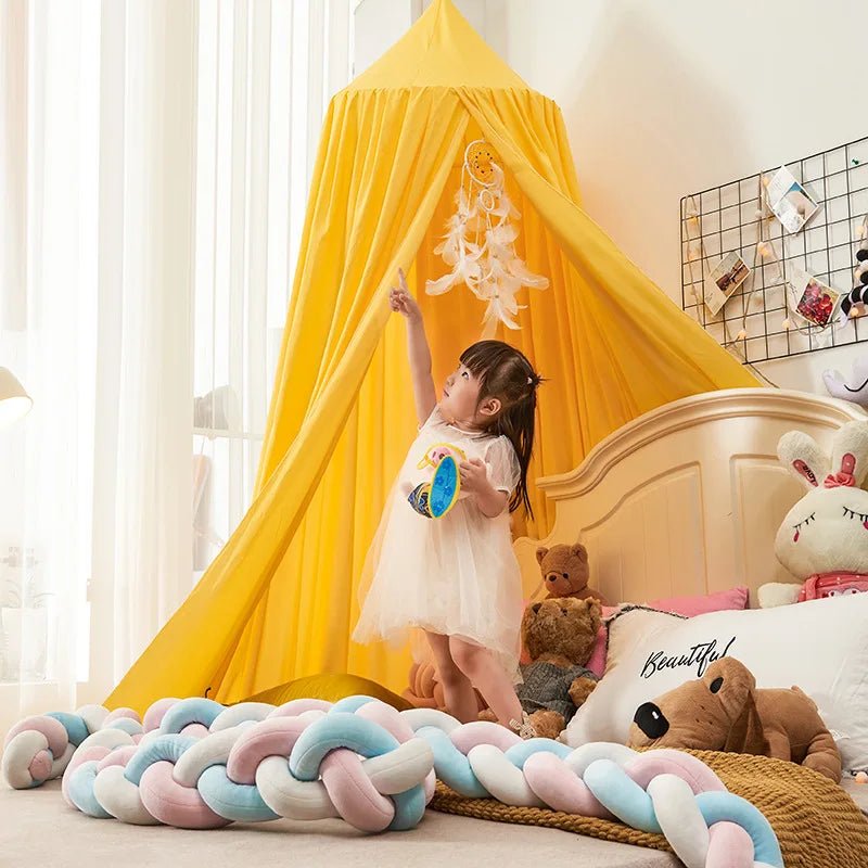 Ciel-de-Lit-bebe-Jaune-magique