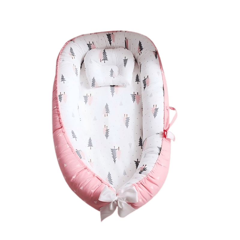 Réducteur de Lit bébé - Rose Sapin