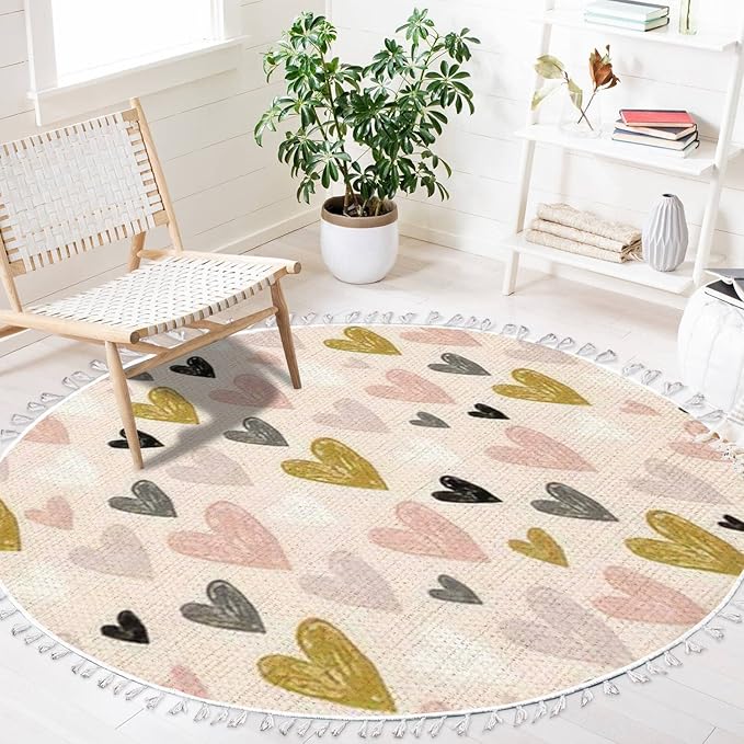 tapis-rond-sol-arc-en-ciel