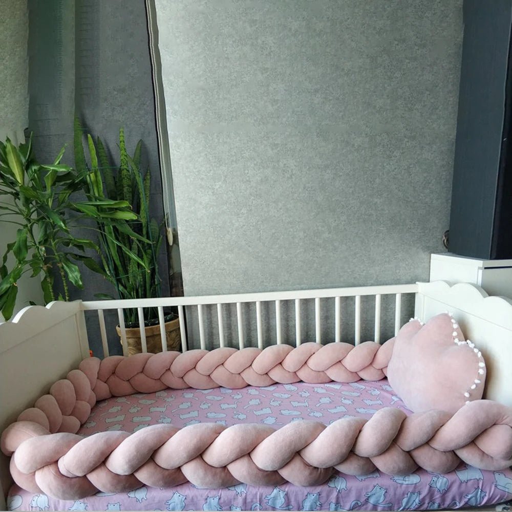 Tresse de lit - Rose dorée