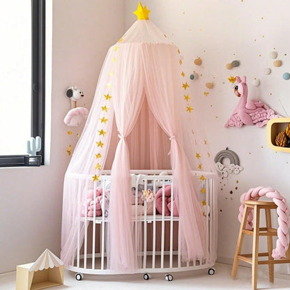 Moustiquaire Lit Bebe - avec Couronne
