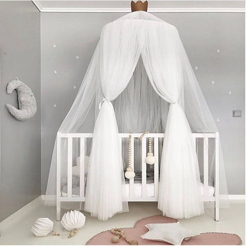 Moustiquaire Lit Bebe - avec Couronne