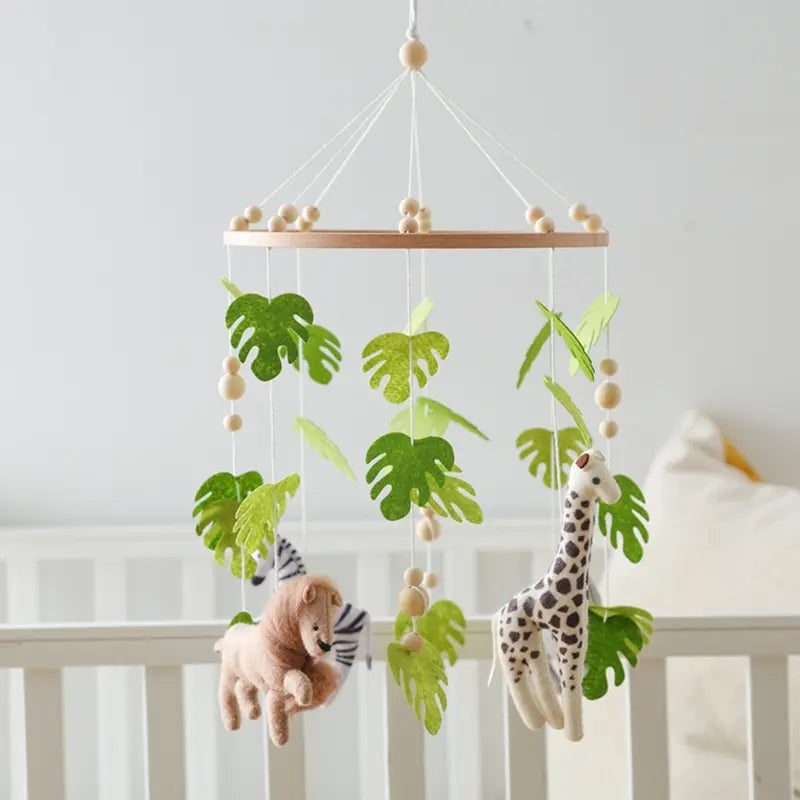 Mobile bebe pour lit - Jungle
