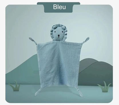 Doudou Lion - Mousseline