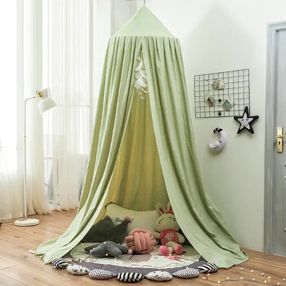 Ciel-de-Lit-Bebe-Vert-charmant