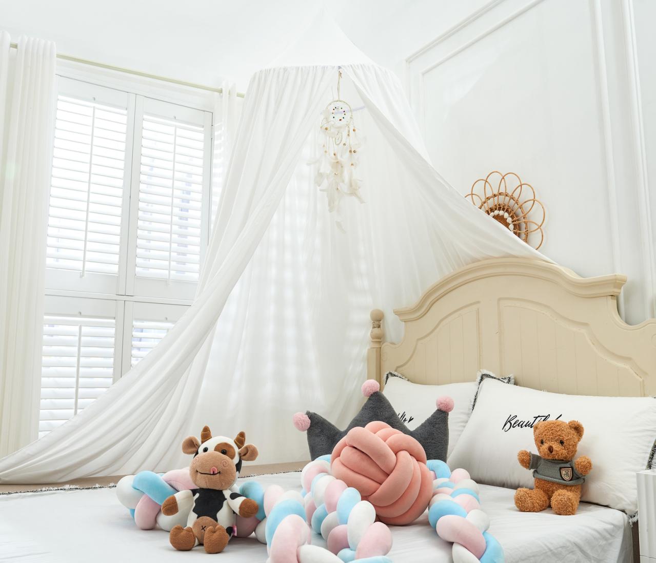 Ciel-de-Lit-Blanc-moustiquaire