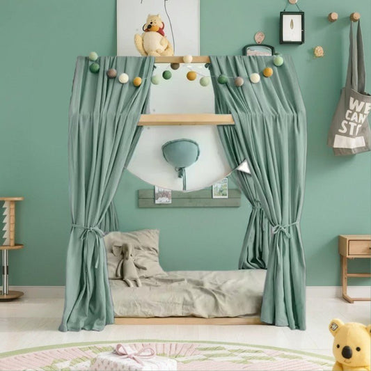Ciel-de-Lit-Cabane-Vert-Celadon