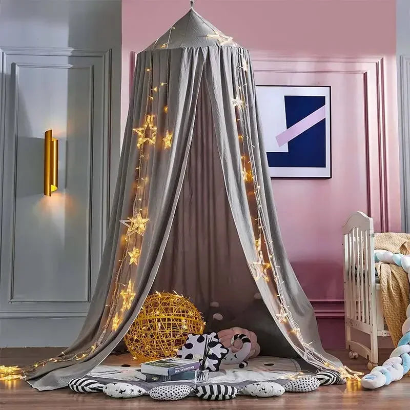 Ciel-de-Lit-bebe-Taupe-cabane