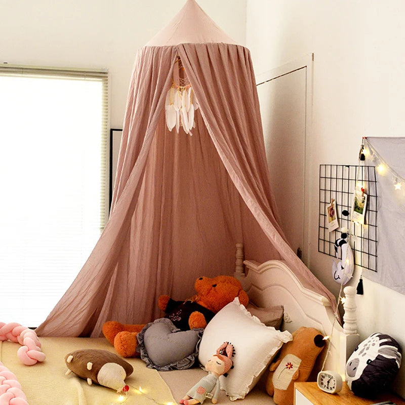 Ciel-de-Lit-bebe-Vieux-Rose-protection