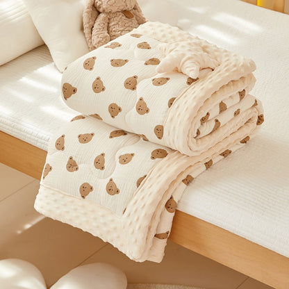 Couette-bebe-epaisse-ours-brun