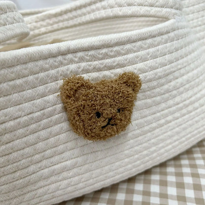 Couffin-Bebe-Blanc-Petit-Ours-Brun-details