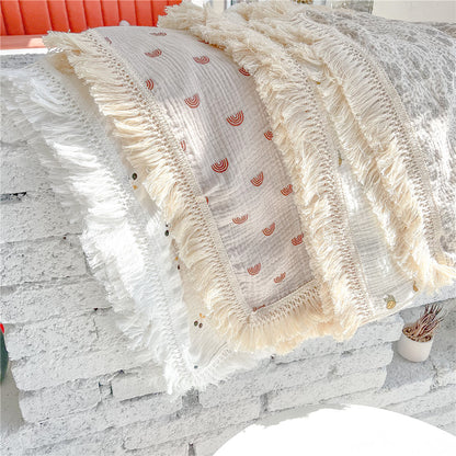 Couverture-Bebe-Gaze-de-Coton-thermoregulation