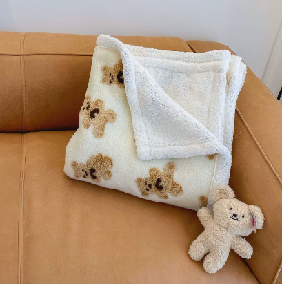 Couverture-bebe-Calinours-blanc