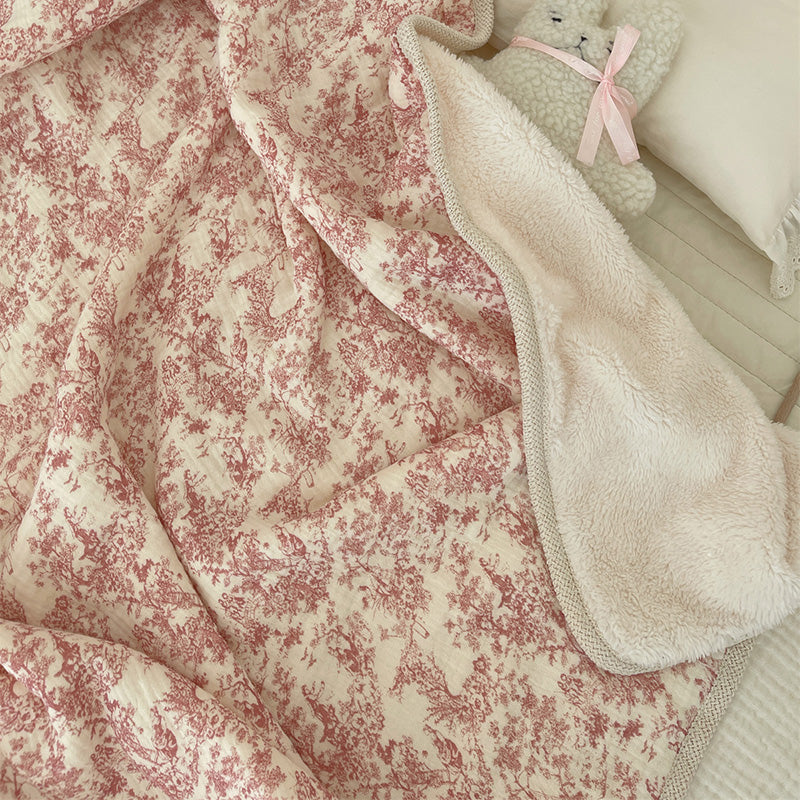 Couverture-bebe-Floral-cocon