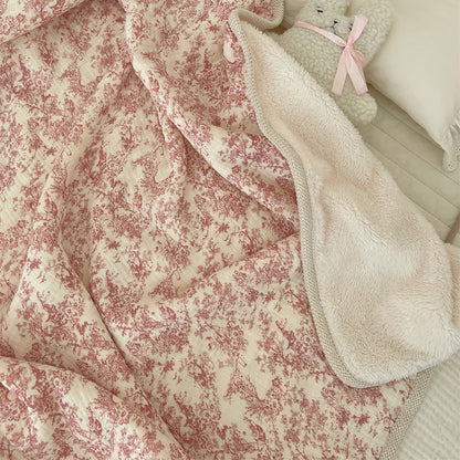 Couverture-bebe-Floral-cocon