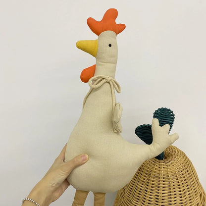 Doudou-Coussin-Animaux-coq