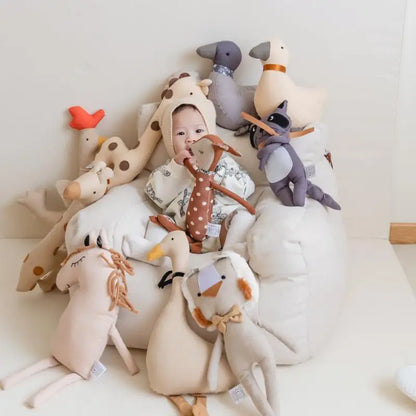 Doudou-Coussin-Animaux-eveil-sensorielle