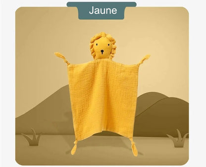 Doudou Lion - Mousseline