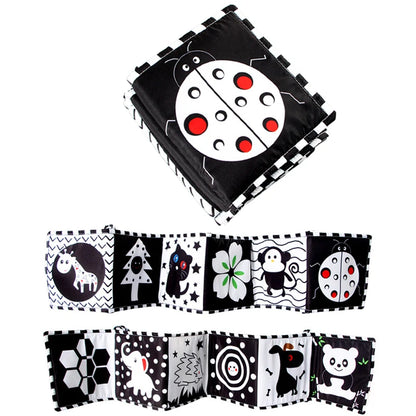 Livre-Bebe-Noir-Blanc-coccinelle