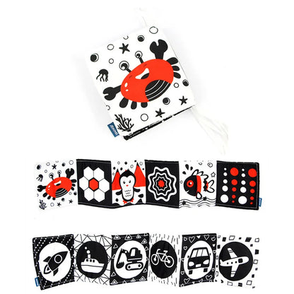 Livre-Bebe-Noir-Blanc-crabe