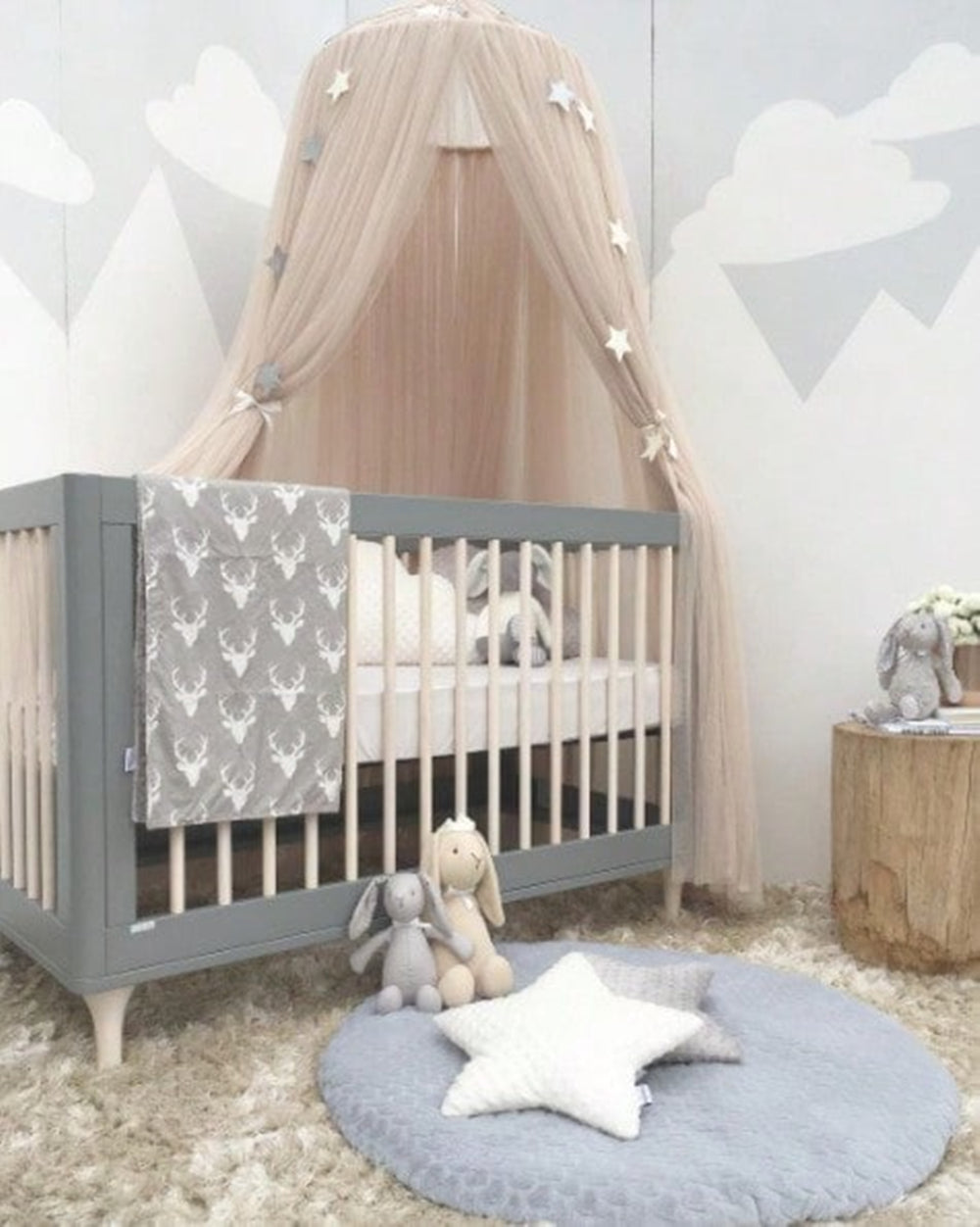 Moustiquaire-lit-bebe-Couronne-proctection
