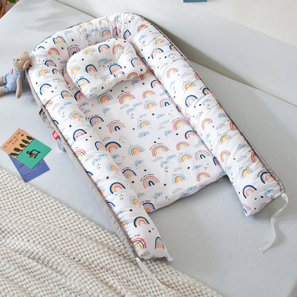 Reducteur-de-Lit-Beige-Arc-en-ciel-adaptable