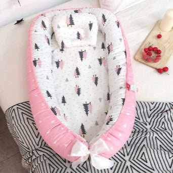  Reducteur-de-Lit-bebe-Rose-Sapin-sommeil-reparateur
