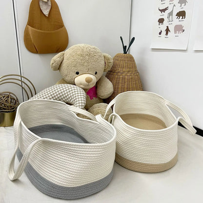 Couffin Bebe - Gris et Blanc