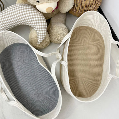 Couffin Bebe - Gris et Blanc