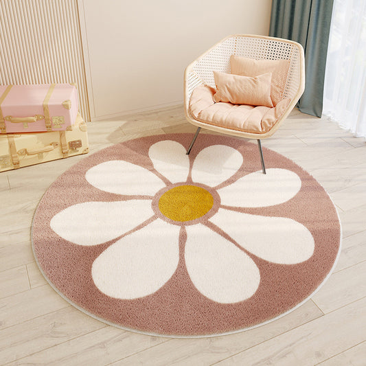 Tapis-Chambre-Enfant-Fille-Fleur-decoration
