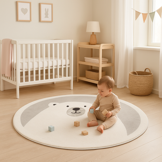 Tapis-Enfant-Ours-Polaire-douceur