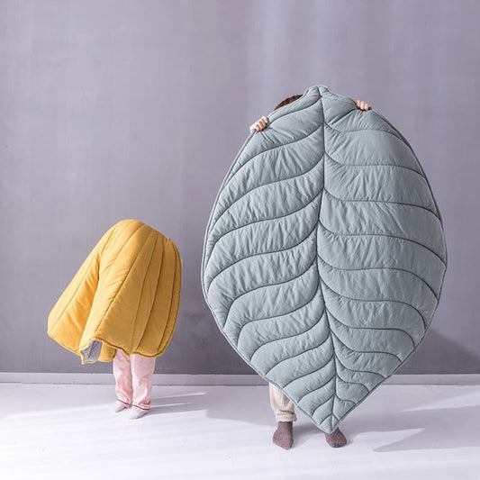 Tapis-de-Sol-Bebe-Feuille-decoratif
