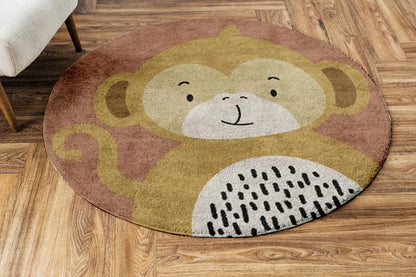 Tapis-enfant-singe