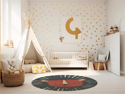 Tapis-pour-Chambre-Bebe-Ours-Brun