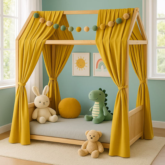 Toile-de-Lit-Cabane-Moutarde-cocon-magique