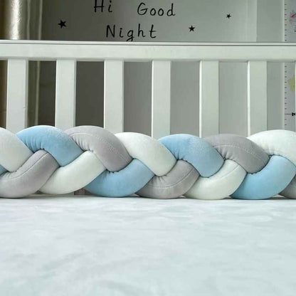 Tour-de-Lit-Tresse-Bleu-Gris-Blanc-nuit-paisible
