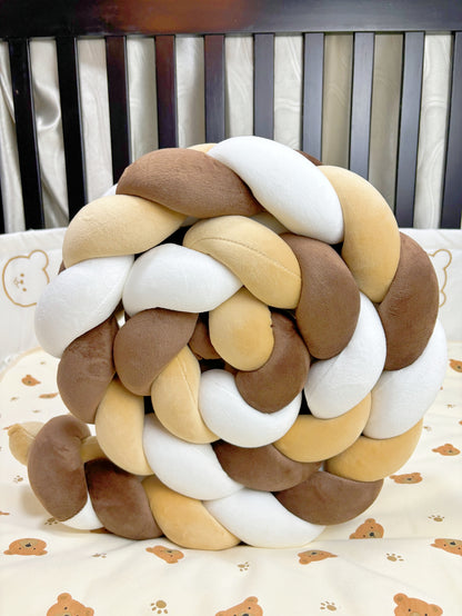 Tresse-Tour-de-Lit-Marron-Blanc-decoration-design