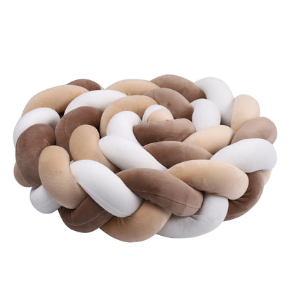 Tresse-Tour-de-Lit-Marron-Blanc