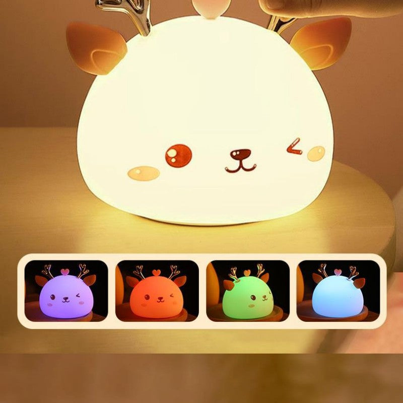 Veilleuse-Bebe-Cerf-Lumineux-couleurs