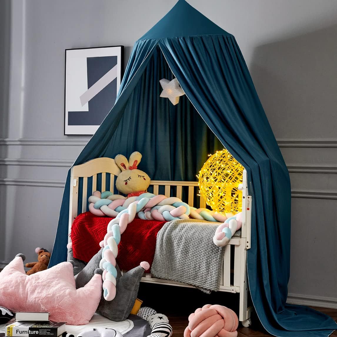 Voile-de-Lit-Bebe-Bleu-Canard-rassurant